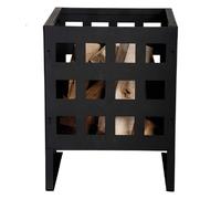 Brasero carré en métal