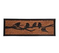 Esschert Tapis Coco Caoutchouc Oiseaux 75 x 25 cm