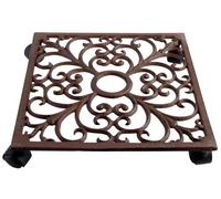 Esschert TG40 Fallen Fruits Chariot carré pour Plantes Marron