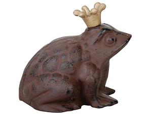 Esschert TT04 Sculpture décorative en Forme de Crapaud Prince Charmant 20,5 x 17,5 x 19,7 cm