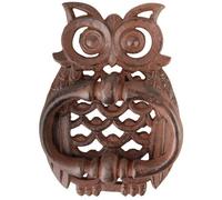 Esschert Tt183 Motif Chouette Heurtoir de Porte en Fonte - Marron