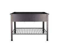 Esschert's Garden - Carré potager en métal anthracite 100.5 x 40.5 x 80.5 cm