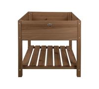 Esschert's Garden - Carré potager en pin teinté sur pieds Largeur 78 cm