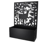 Esschert's Garden Jardinière en Fer avec Treillis Motif cerf