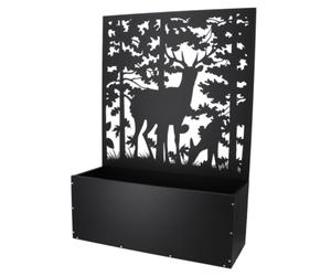 Esschert's Garden Jardinière en Fer avec Treillis Motif cerf