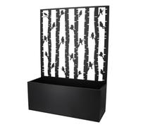 Esschert's Garden Jardinière en Fer avec Treillis Motif Oiseaux