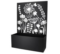 Jardinière en fer avec treillis Motif floral