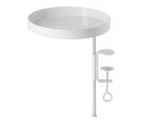 Esschert's Garden Plateau Rond pour Rebord De Fenêtre - Blanc - Taille M - D 18 Cm