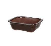 Esschert's Garden Pot pour Bonsai Rectangulaire L en Terre Cuite - Marron - L 30,8 X P 24,8 X H 9,2 Cm