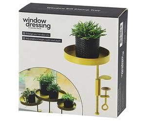 Esschert's Garden Support à Plantes Rond à Fixer Hauteur réglable doré 20.9 x 14 cm