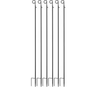 Esschert's Garden Support pour Guirlande et éclairages extérieurs (Lot de 6)
