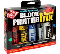 Essdee Bloc d'encre d'impression de qualité supérieure (Lot de 5 Couleurs primaires)