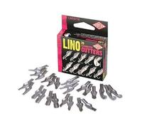 ESSDEE - Lot de 25 gouges pour linogravure, N°1 à N°10, outils de précision