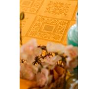 ESSE HOME - Nappe : Rectangulaire - Carré - Rond - Ovale. Flandre Jacquard pur coton - VIENNA (0-170, OR)