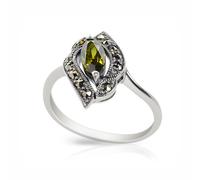 Esse Marcasite - 214R3926-03/AMM - Bague Femme - Argent 925/1000 3.17 Gr - Macrcassite/Oxyde de Ziconium - T 53