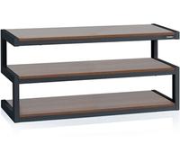 Norstone – Meuble TV Esse – Support jusqu'à 80 kg – Écrans jusqu'à 46" – Noir et Noyer