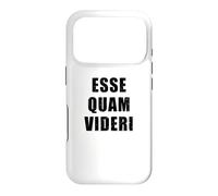 Esse Quam Videri - Latin pour être, plutôt Que de paraître Coque pour iPhone 17 Pro