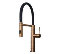 Essebagno Architek mitigeur évier à douchette mobile cuivre brossé