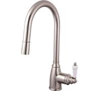 Essebagno Ascott mitigeur évier à douchette extractible façon inox