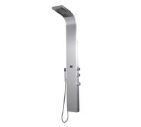 Essekaska panneau de douche hydromassant façon inox Essebagno