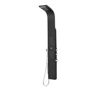 Essekaska panneau de douche hydromassant noir Essebagno