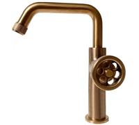 Essebagno Indus mitigeur lavabo bas cuivre brossé