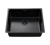 Essebagno Inoxa évier 1 cuve seule 54x44 en inox noir