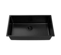 Essebagno Inoxa évier 1 cuve seule 76x44 en inox noir