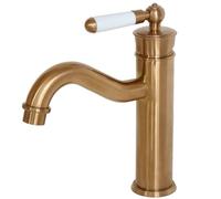 9021371 Leeds mitigeur lavabo bas rétro cuivre brossé