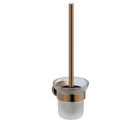 Essebagno Luisa Brosse WC avec Support cuivre brossé