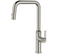 Essebagno Molette mitigeur évier à douchette extractible façon inox