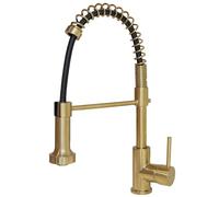 Essebagno Plimo mitigeur évier à douchette mobile or brossé