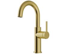 Essebagno Reflet mitigeur lavabo haut or brossé