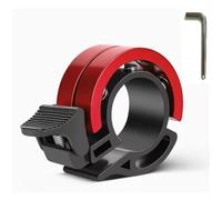 ESSEIEIE Vélo sécurité Cyclisme Appel VTT Guidon klaxon Invisible Sonnette Super Forte Cloche de vélo Accessoires(Red)