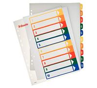 Esselte Intercalaire 100213 imprimable PP DIN A4 1-10