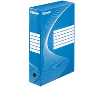 Esselte 128411 Boîte d'archives - DIN A4, largeur dos 8 cm, bleu