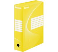 Esselte 128423 Boîte d'archives - DIN A4, largeur dos 10 cm, jaune