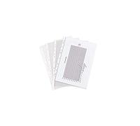 Esselte - 13088 - Lot de 100 Pochettes perforées en Polypropylène lisse - A4 - 75 µ - Transparent