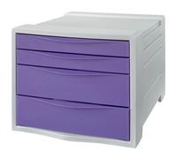 Esselte Tiroirs Color Breeze Buc – 2 (grand et petit) – Violet Enfants