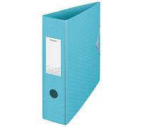 Esselte Classeur à levier 626217 Métal Polymousse Bleu A4 500 feuilles