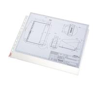 Esselte 23782 Perforations Multiples Poche A5 Ouvert Haut Économie 50 Micron 100