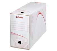 ESSELTE Lot de 10 Boîtes d'archivage carton 25 x 35 cm Dos de 150 mm Blanc
