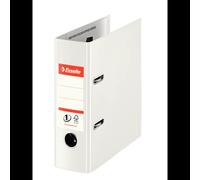 Esselte 468600 Classeur à Anneaux A5 Blanc, Plastique, 2 Anneaux, Dos 7.5cm, Capacité 500 Feuilles (80g/m²), Certifié FSC, Dimensions 222x72x231mm