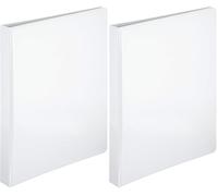 Esselte 49708 Classeur personnalisable Format A4 Blanc (Lot de 2)