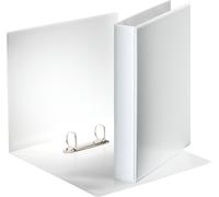 Esselte 49709 Classeur à anneaux de présentation, avec pochettes, A4, PP, 2 anneaux, 30 mm, blanc