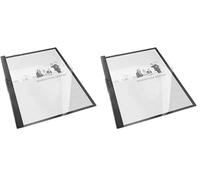 Esselte 563700 Vivida Lot de 2 Chemises à Clip 3 mm Noir