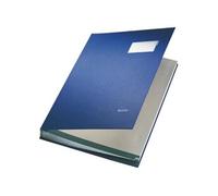 ESSELTE 57000035 PARAPHEUR COUVERTURE EN CARTON RECOUVERT DE PLASTIQUE, 20 COMPARTIMENTS (BLEU)