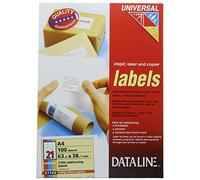 Esselte 57140 Lot de 2100 étiquettes Blanc