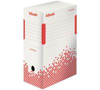 Esselte Boîte d'archivage 623909 longue durée A4 sans acide – Dos 150 mm Blanc