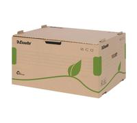 ESSELTE 623919 Conteneur d'archives Esselte ECO, avec couvercle à charnière, carton, marron naturel